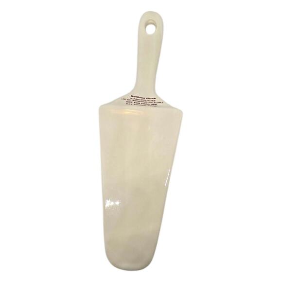 casey Autumn Leaf Jewel Tea Pastry Pie Server NALCC Hall China Unused - Picture 2 of 4